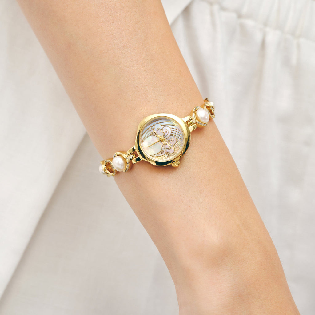 Stellar Zodiac Pearl Watch（Aquarius / Gemini / Libra） AmberLollipop
