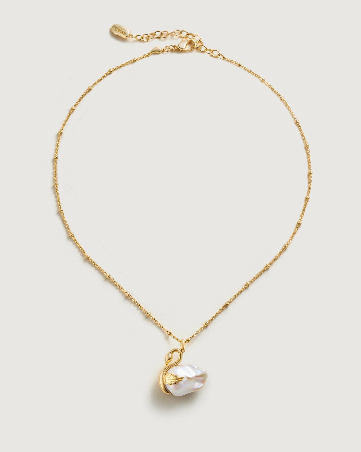 Tender Heart Baroque Pearl Necklace - Amber lollipop