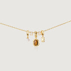 Tiger’s Eye Charm Necklace AmberLollipop