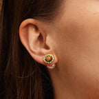 Tigerite Stud Earrings
