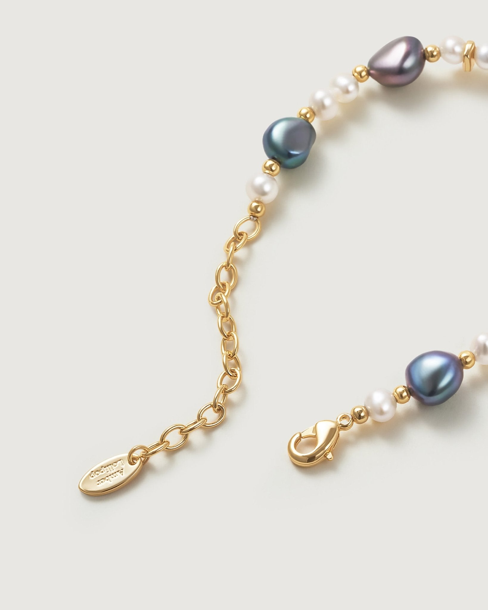 Treasure Baroque Pearl Bracelet - Amber lollipop