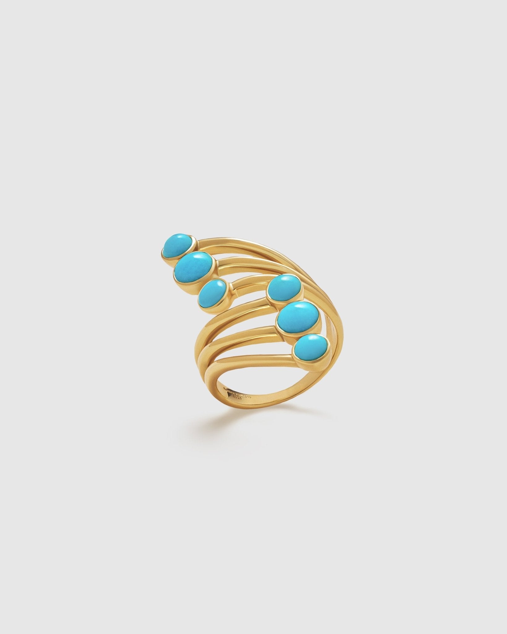 Turquoise Dream Ring - Amber Lollipop