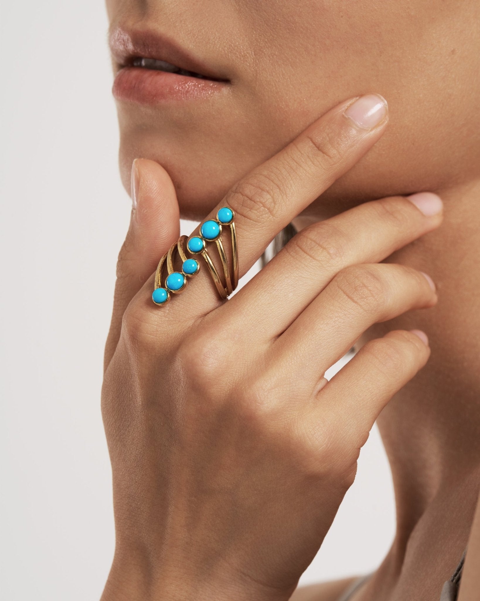 Turquoise Dream Ring - Amber Lollipop