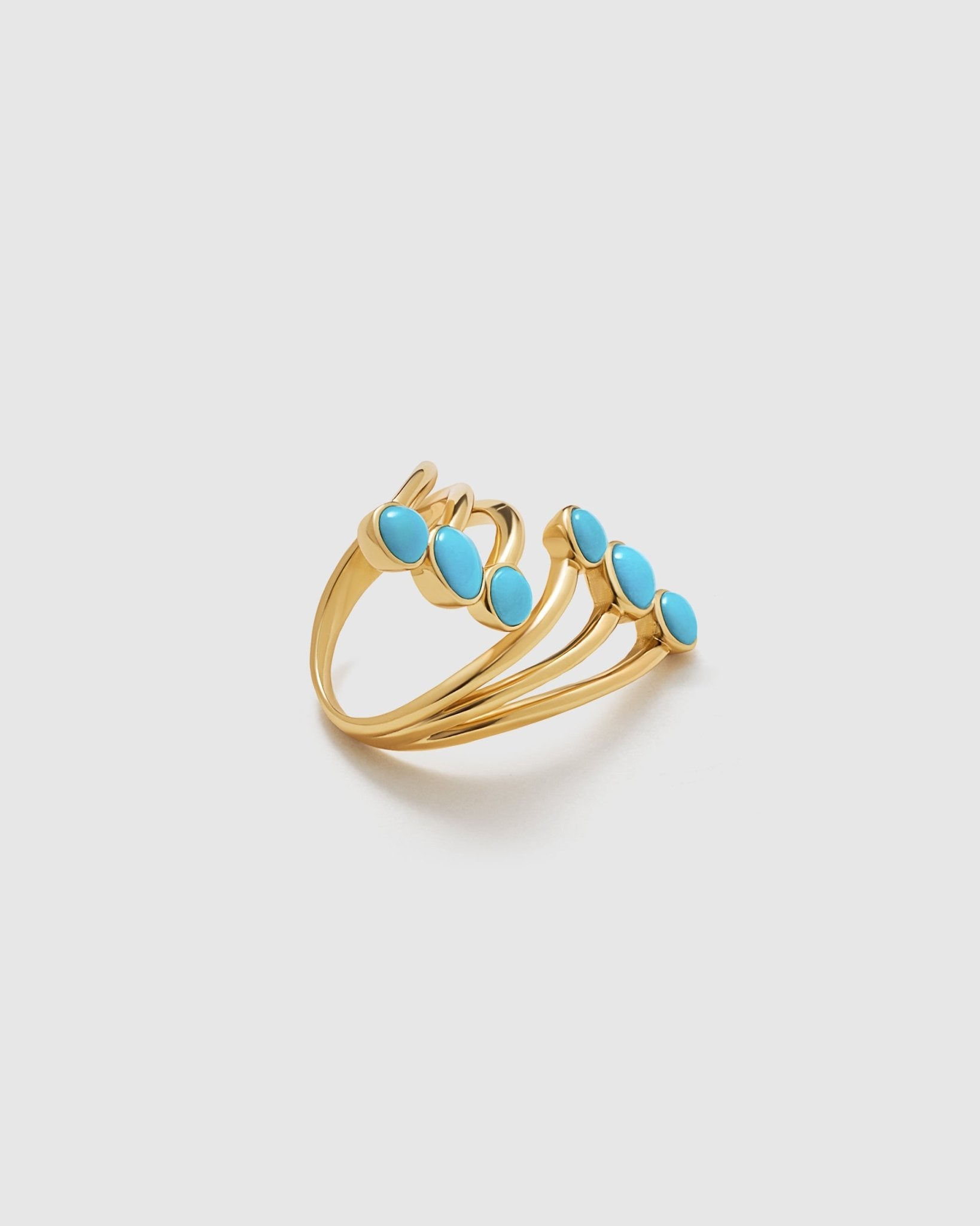 Turquoise Dream Ring - Amber Lollipop