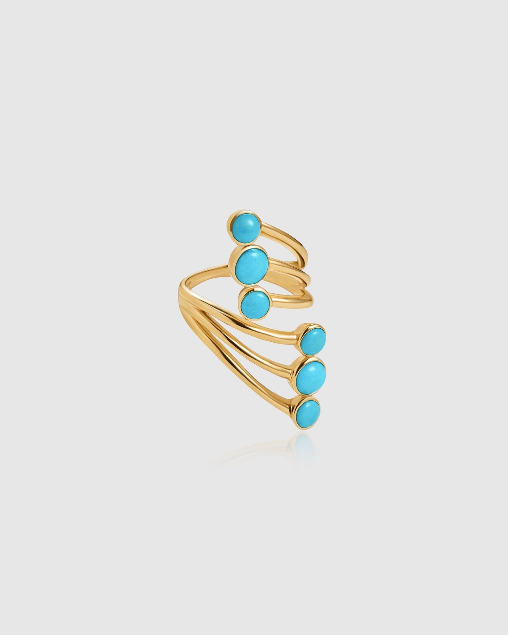 Turquoise Dream Ring - Amber Lollipop