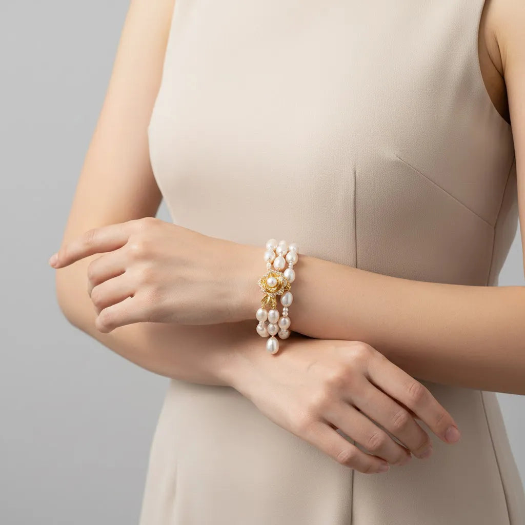 Adjustable Baroque Pearl Necklace