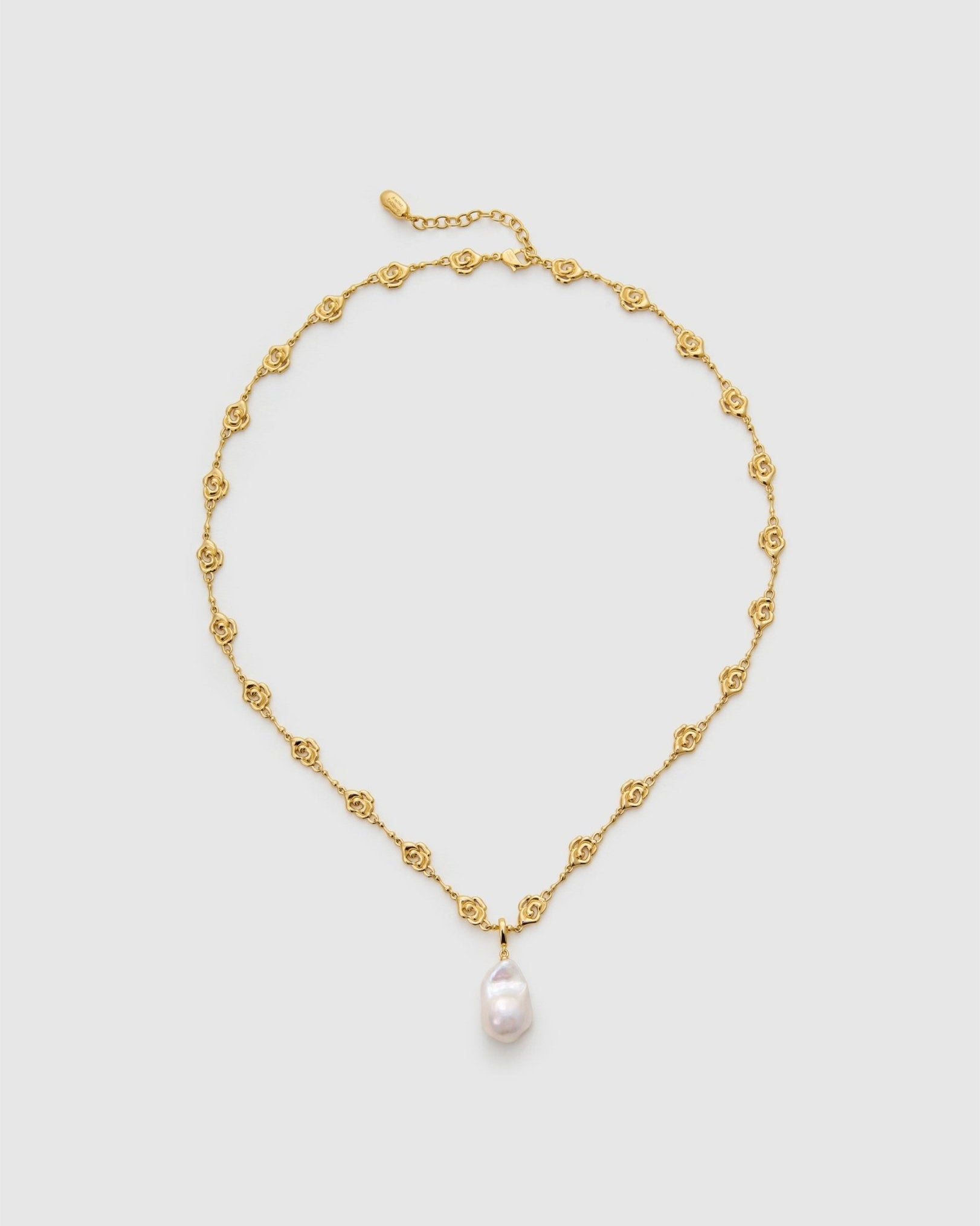 Venus Baroque Pearl Necklace - Amber lollipop