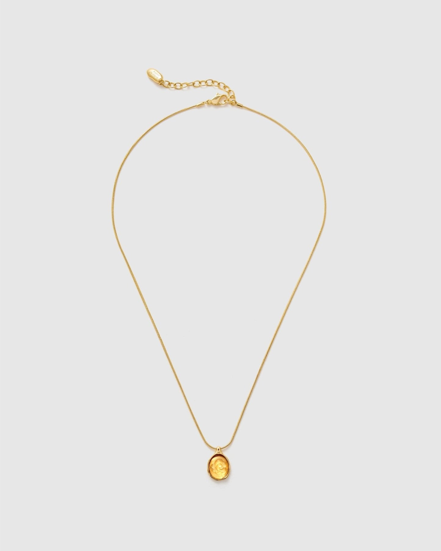 Venus Crystal Necklace - Amber lollipop