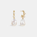 Waltz Baroque Pearl Drop Earrings AmberLollipop