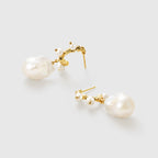 Waltz Baroque Pearl Earrings - Amber Lollipop
