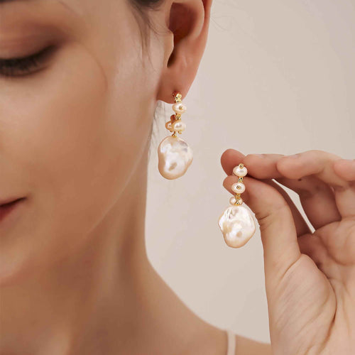Waltz Baroque Pearl Earrings