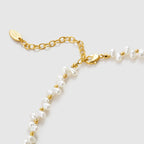 Irregular Pearl Choker Necklace With Zodiac Sign Pendant - Amber Lollipop